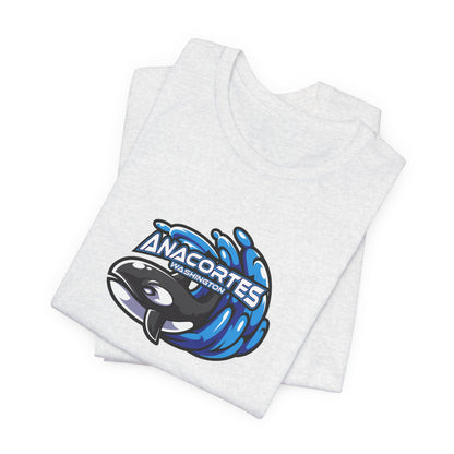 ANACORTES ORCA MASCOT Unisex Jersey Short Sleeve Tee