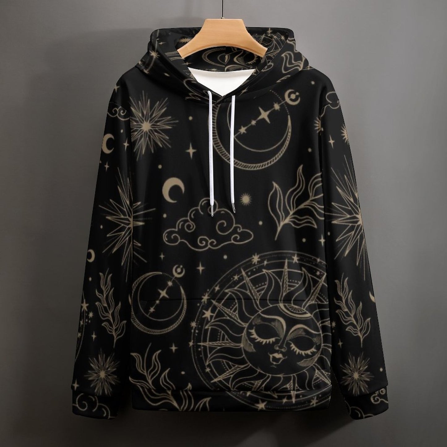 230gsm Men's Cool Hoodie with Double-layer Cap (All-Over Printing)