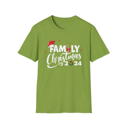 FAMILY CHRISTMAS 2024 JOLLY Unisex Softstyle T-Shirt