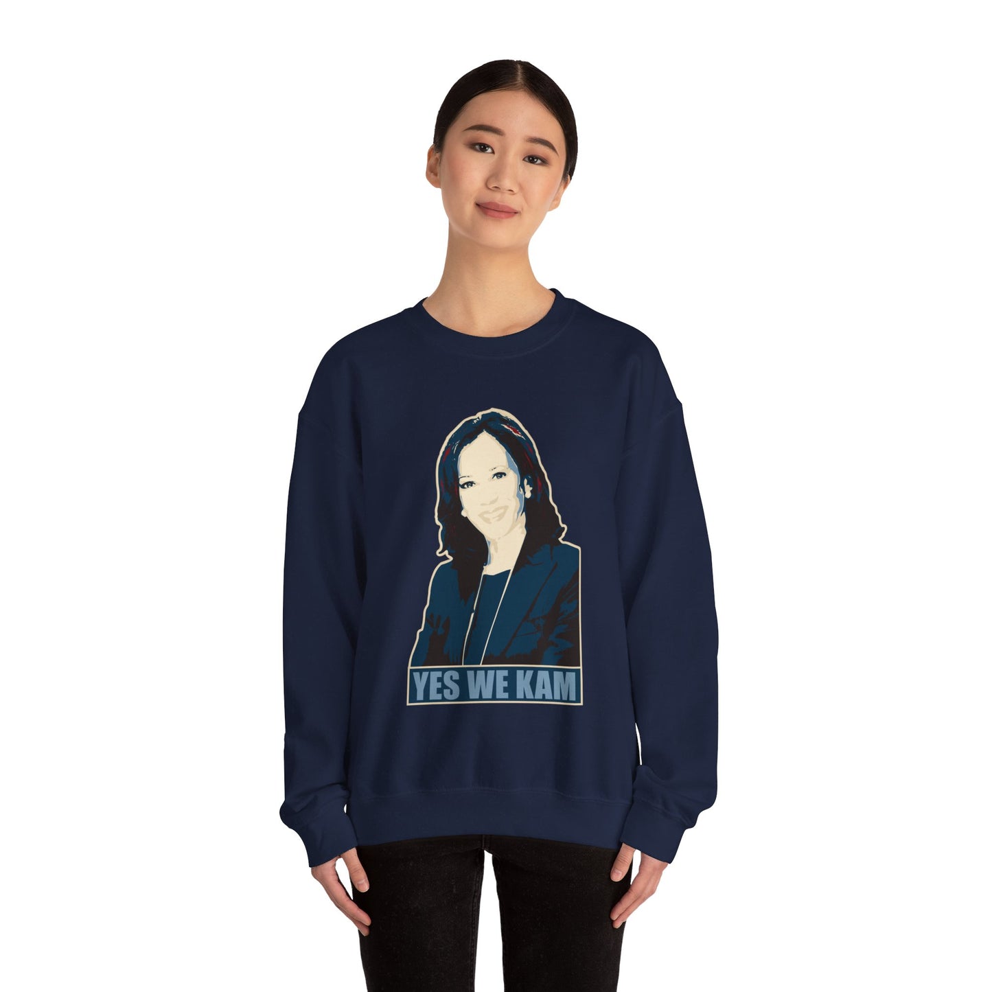 YES WE KAM -1-Unisex Heavy Blend™ Crewneck Sweatshirt