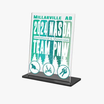 CUSTOM Vertical Acrylic Plaque