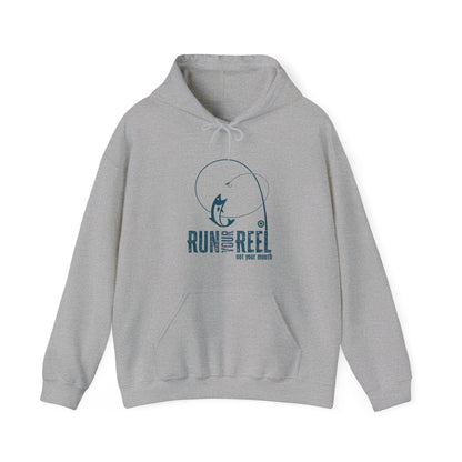 Copy of RUN YOUR REEL - 4 Unisex Heavy Blend™ Hooded Sweatshirt