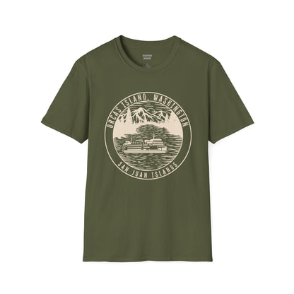 FERRY ORCAS ISLAND - Compass Unisex Softstyle T-Shirt