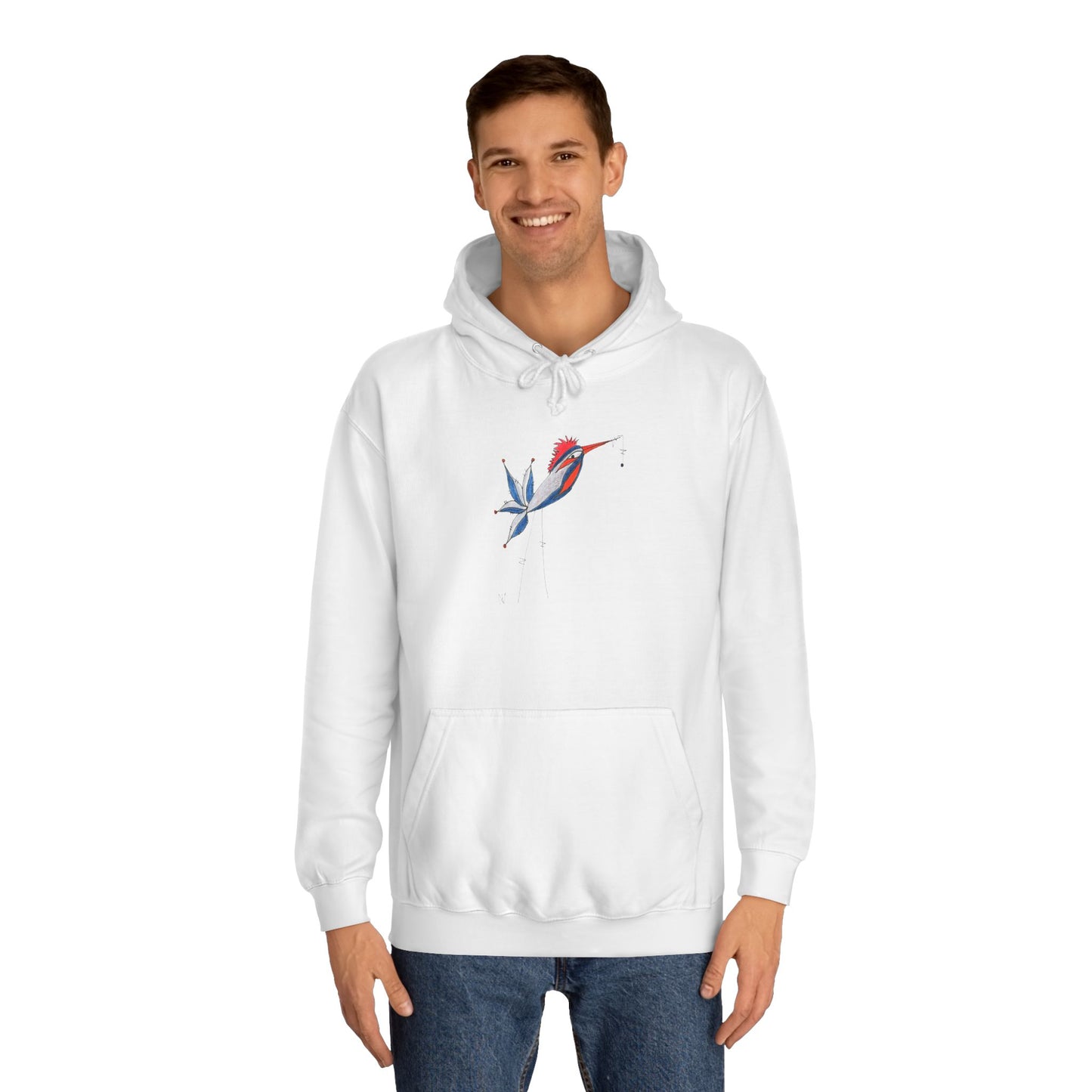 Whimzy Bird  Unisex College Hoodie