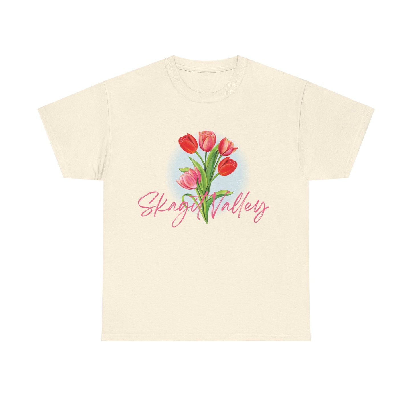 SKAGIT VALLEY - SOFT TULIPS - Unisex Heavy Cotton Tee