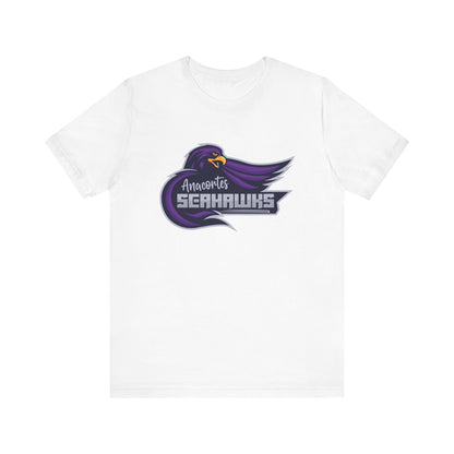 ANACORTES SEAHAWKS swoosh2  Unisex Jersey Short Sleeve Tee