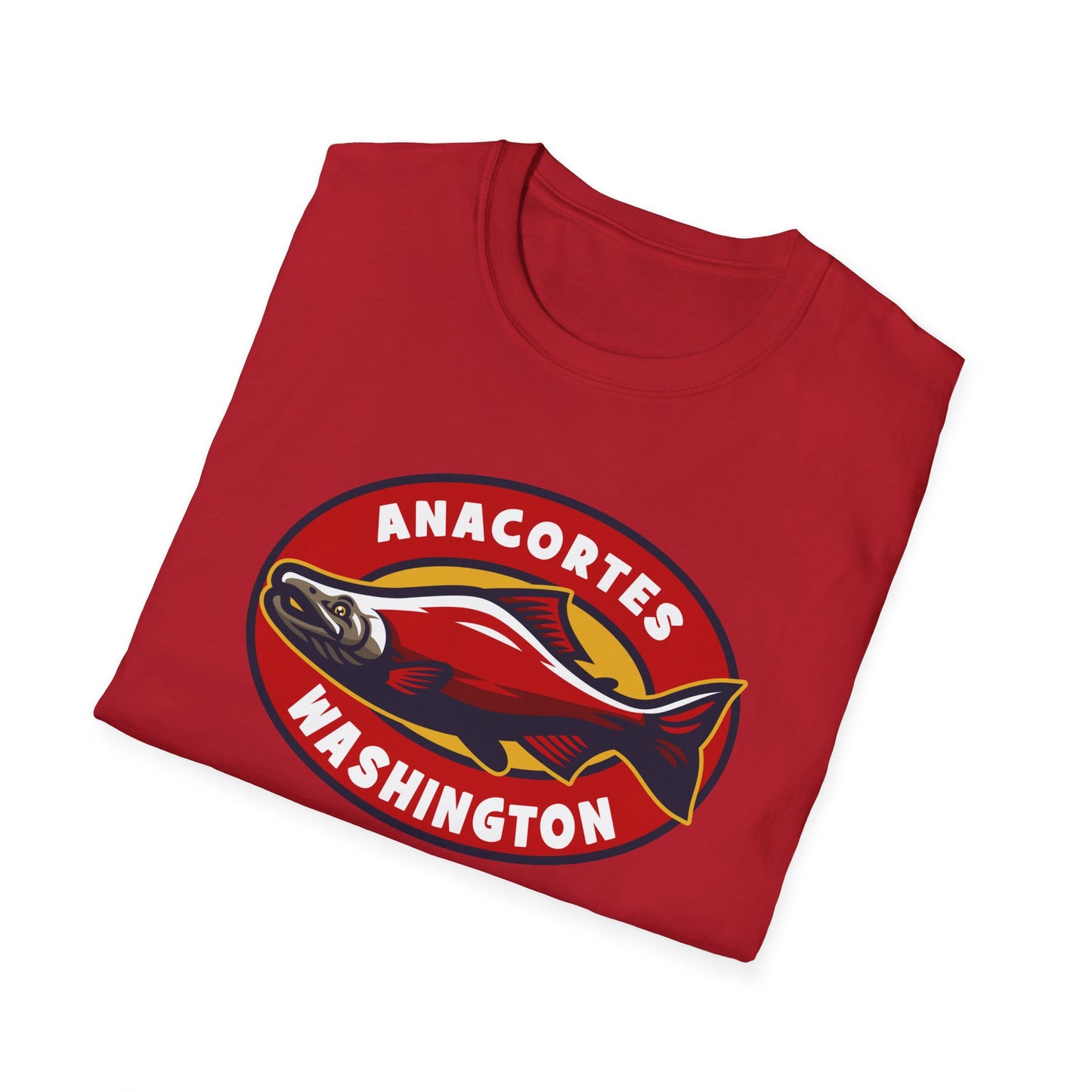 SALMON - Anacortes Unisex Softstyle T-Shirt