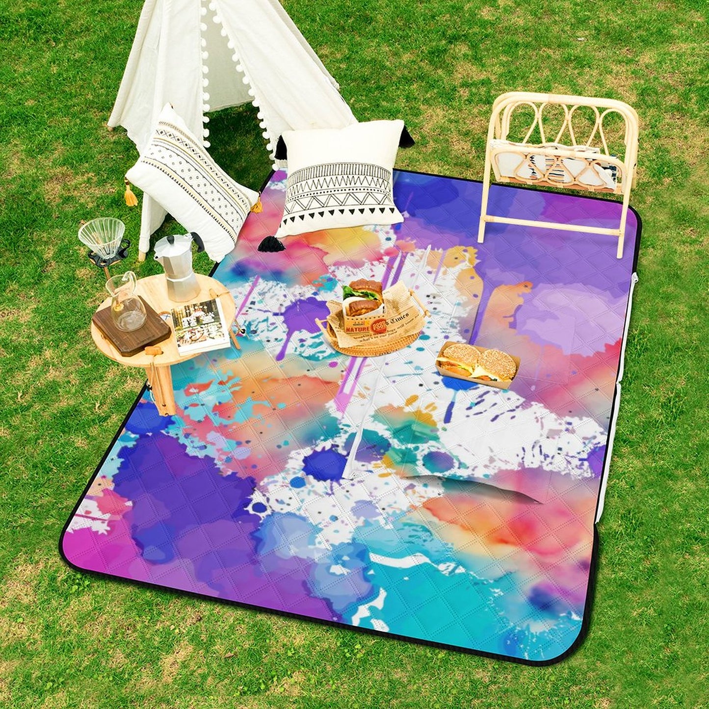 Zipper Foldable Picnic Mat