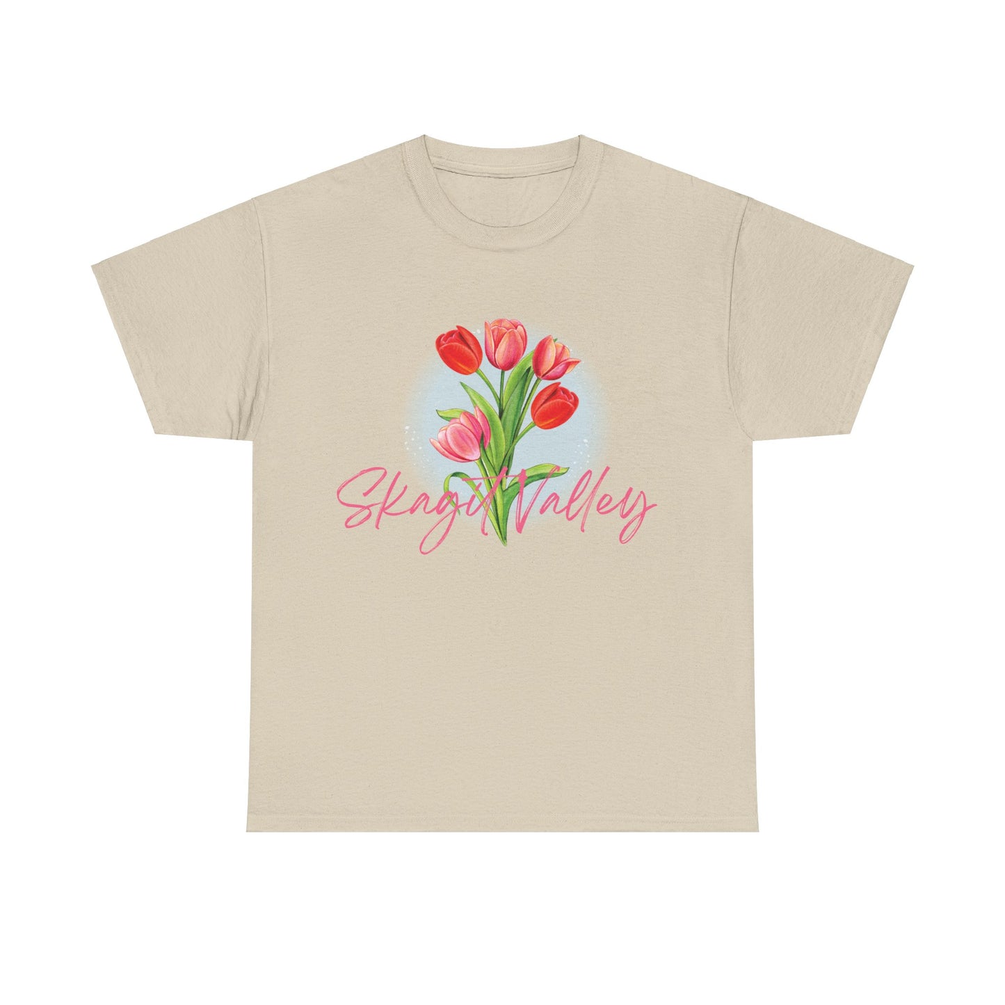 SKAGIT VALLEY - SOFT TULIPS - Unisex Heavy Cotton Tee