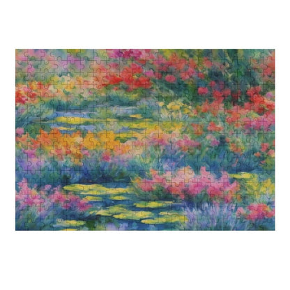 WILDFLOWER POND Wooden Picture Puzzle