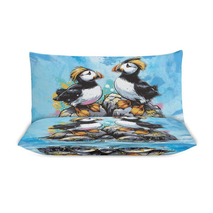 Fun TUFTED PUFFIN Bedding Set