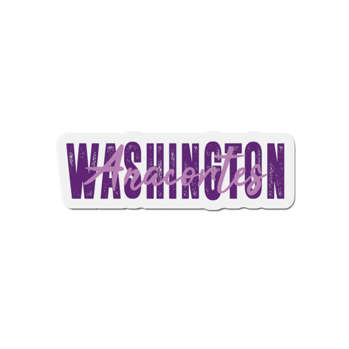 ANACORTES WASHINGTON TEXT Magnet