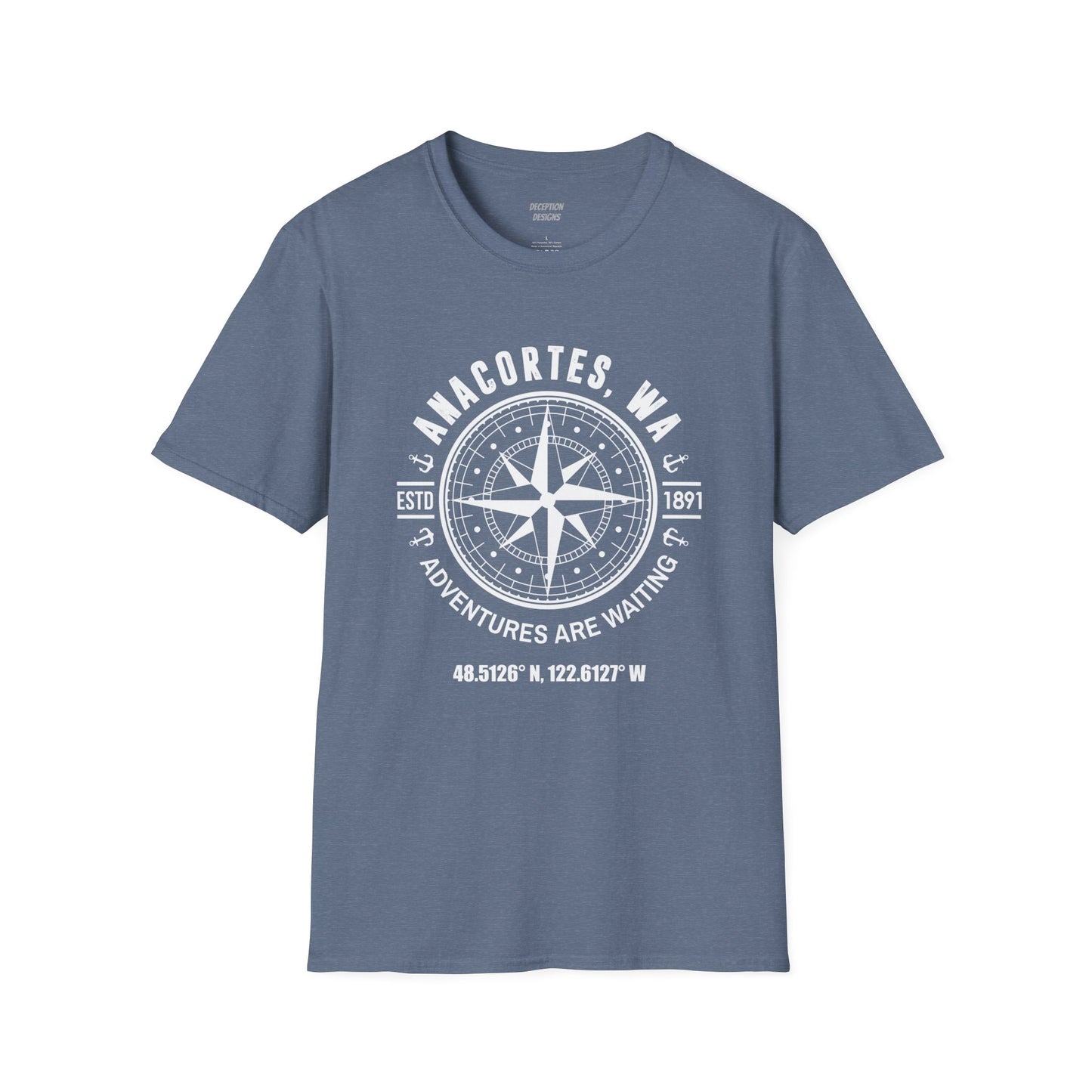 ANACORTES COMPASS Unisex Softstyle T-Shirt