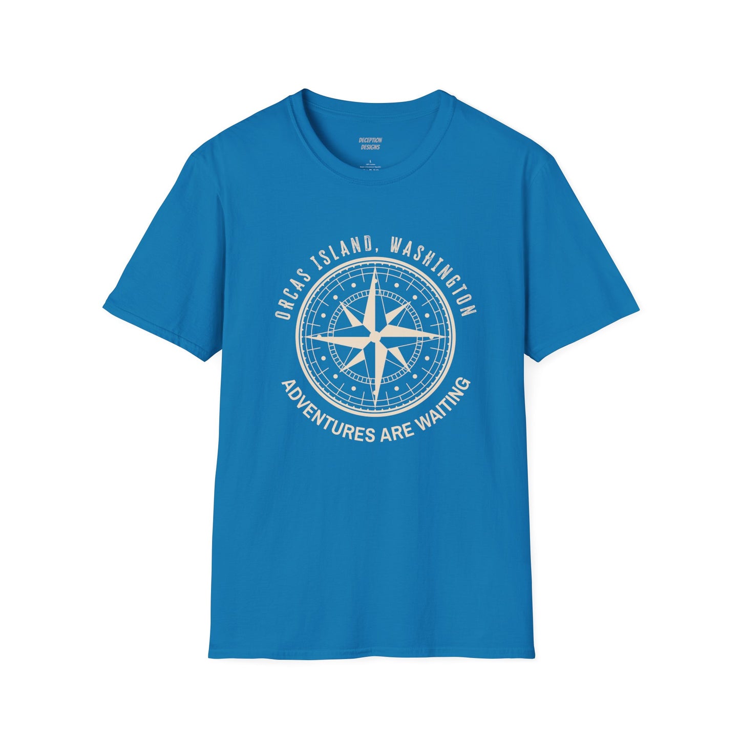 ORCAS ISLAND - Compass Unisex Softstyle T-Shirt