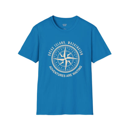 ORCAS ISLAND - Compass Unisex Softstyle T-Shirt