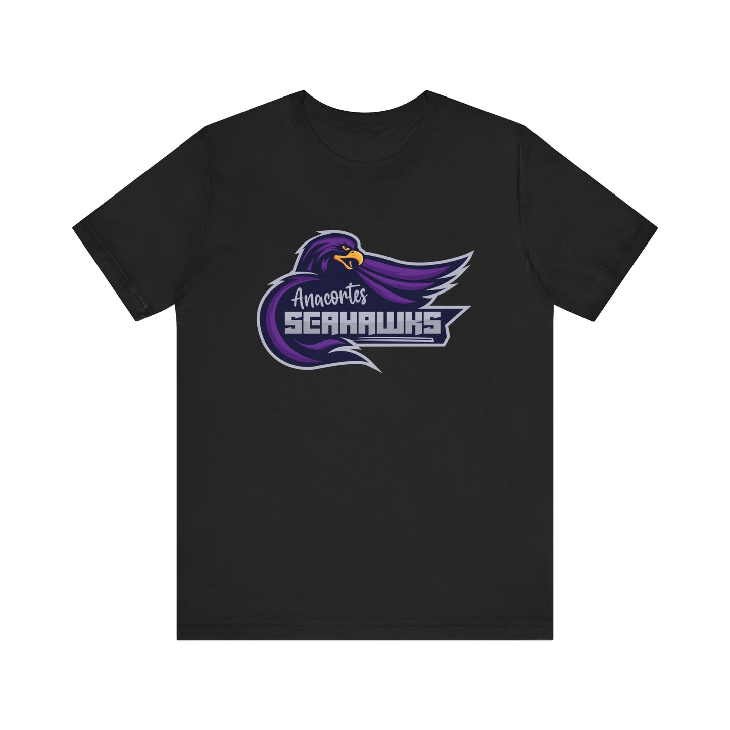 ANACORTES SEAHAWKS swoosh2  Unisex Jersey Short Sleeve Tee