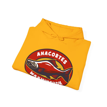 ANACORTES SALMON  Unisex Heavy Blend™ Hooded Sweatshirt