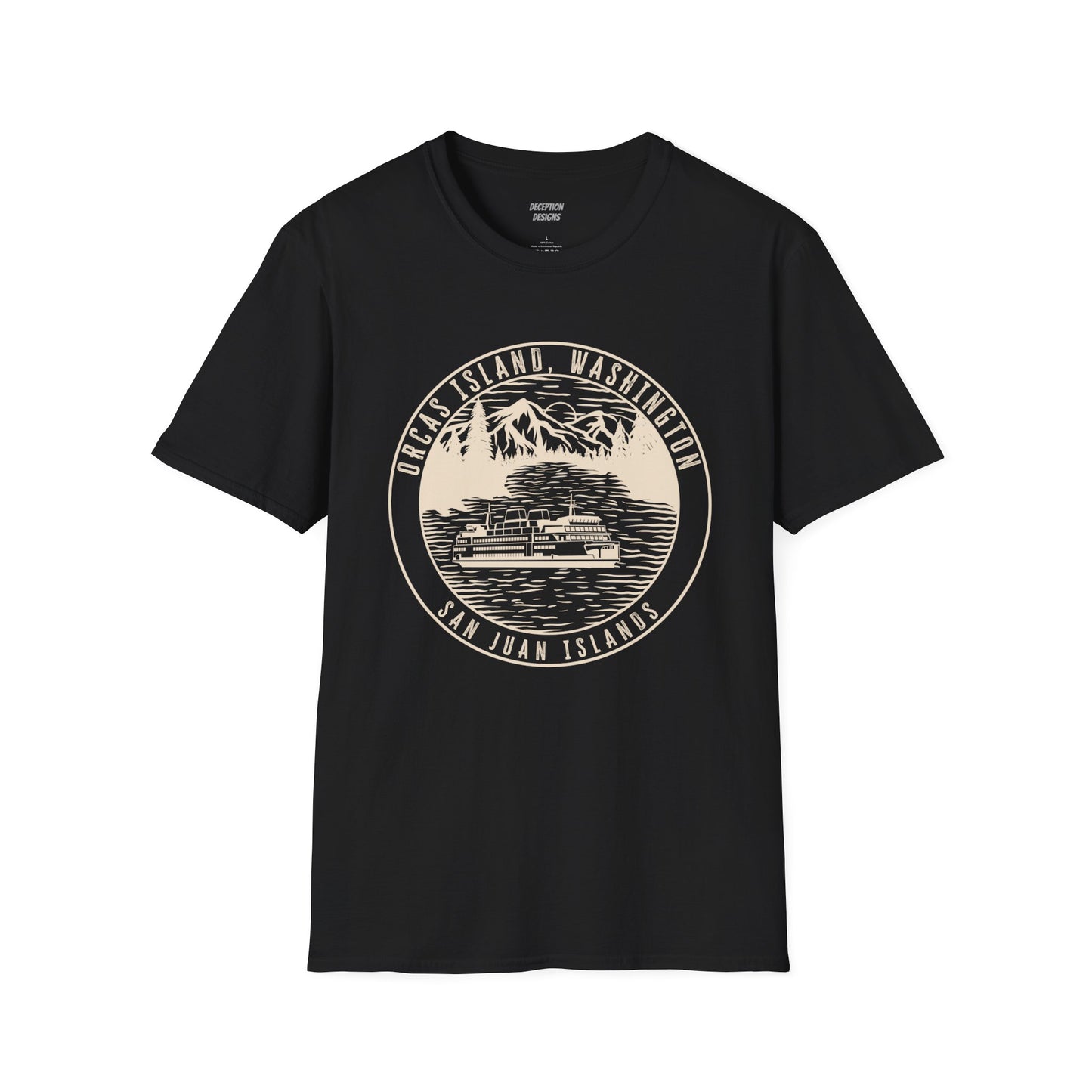 FERRY ORCAS ISLAND - Compass Unisex Softstyle T-Shirt