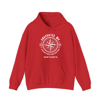 ANACORTES COMPASS   Unisex Heavy Blend™ Hooded Sweatshirt