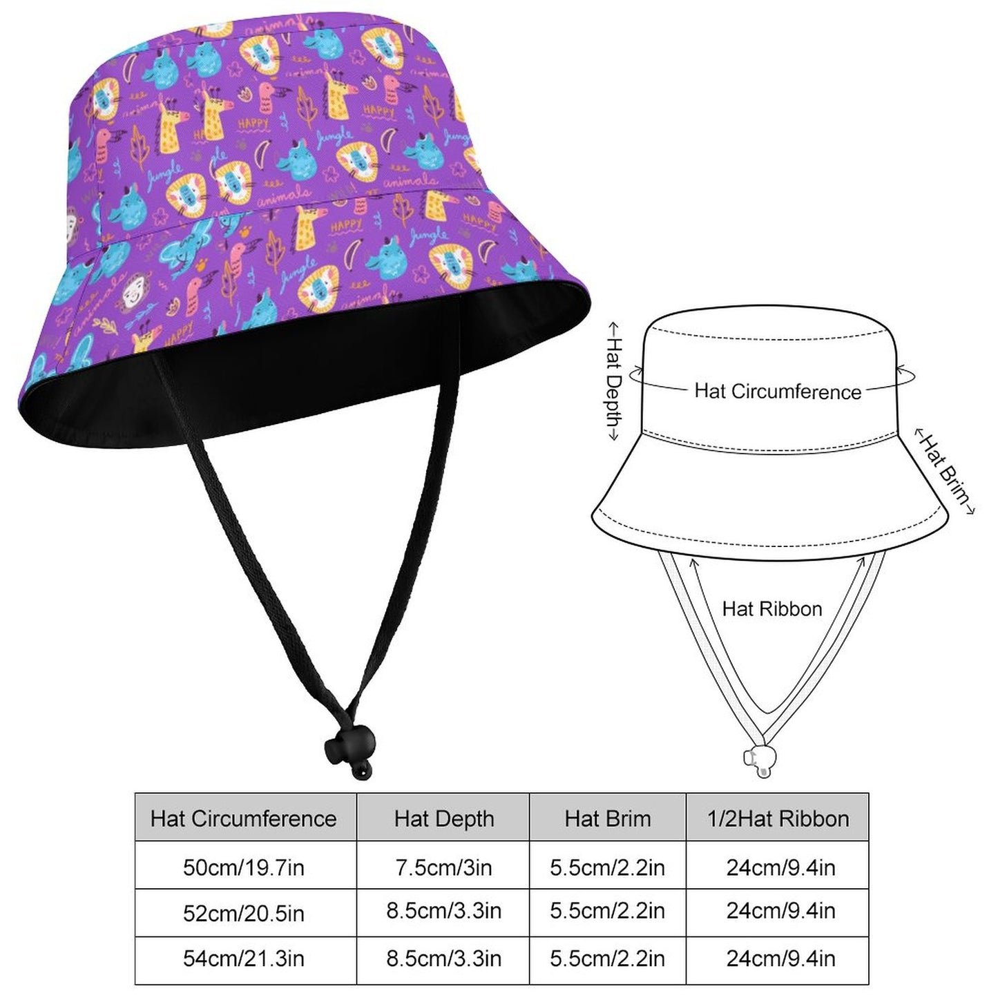 Cute Animals Kid's Bucket Hat