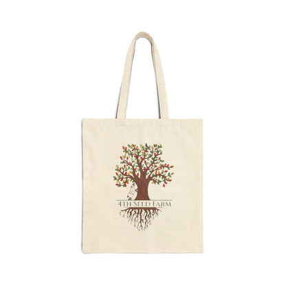 4TH SEED FARM Cotton Canvas Tote Bag