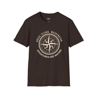 ORCAS ISLAND - Compass Unisex Softstyle T-Shirt