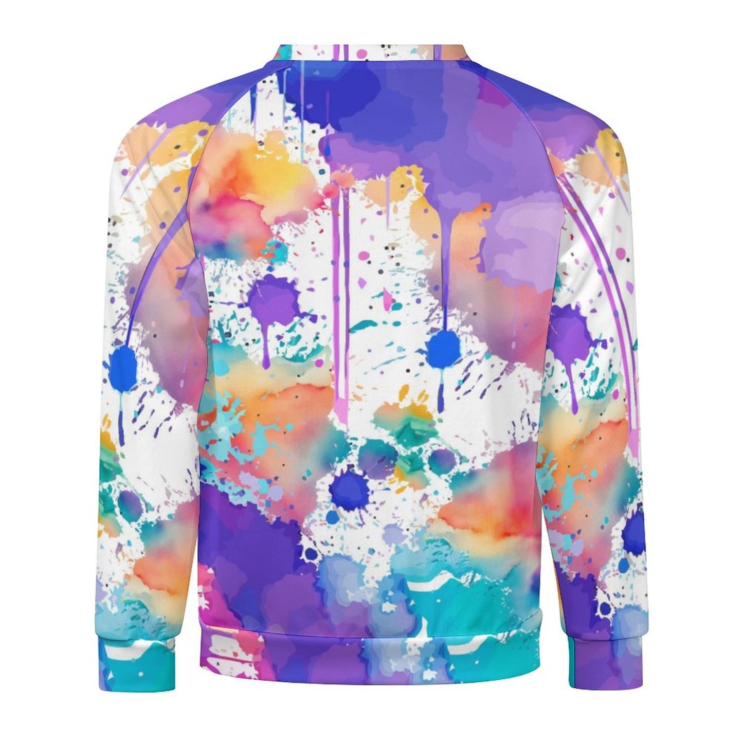 280gsm Men's Crewneck Sweatshirt Raglan A27H (All-Over Printing)