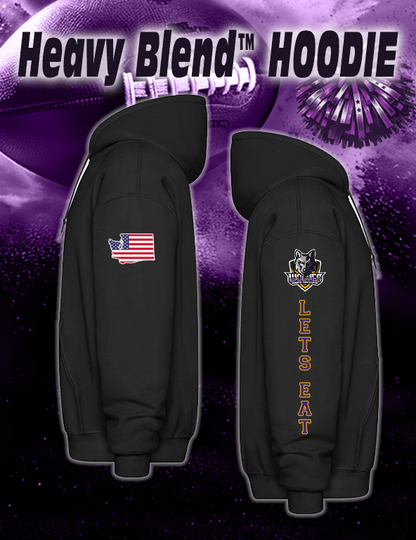 *CUSTOM Sequim High School FOOTBALL  - 50/50 HOODIE
