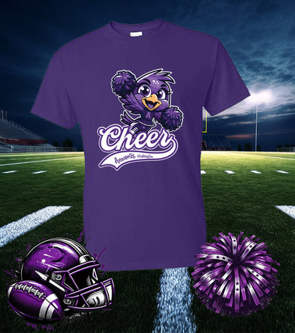 ANACORTES SEAHAWKS CHEER MASCOT 50/50 TEE SHIRT
