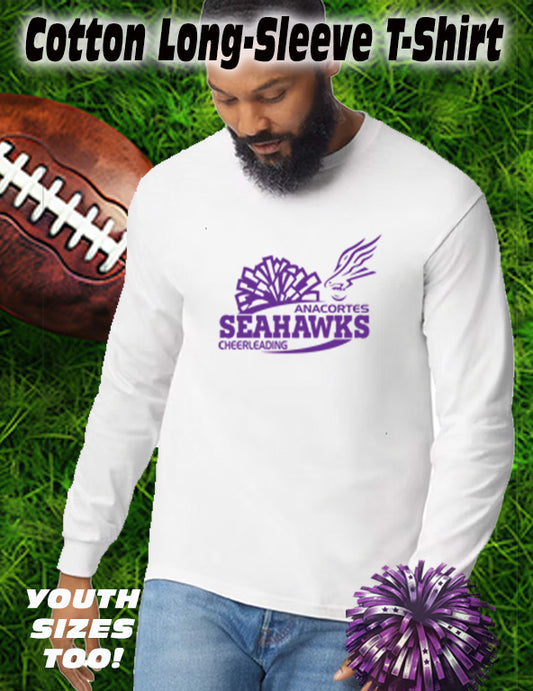 ANACORTES SEAHAWKS CHEERLEADING - POM - LONG SLEEVE TEE
