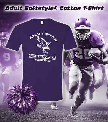 ANACORTES CHEERLEADING SEAHAWKS  - SOFTSTYLE TEE