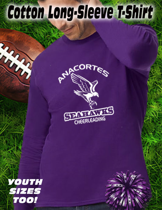 ANACORTES CHEERLEADING SEAHAWKS - LONG SLEEVE TEE