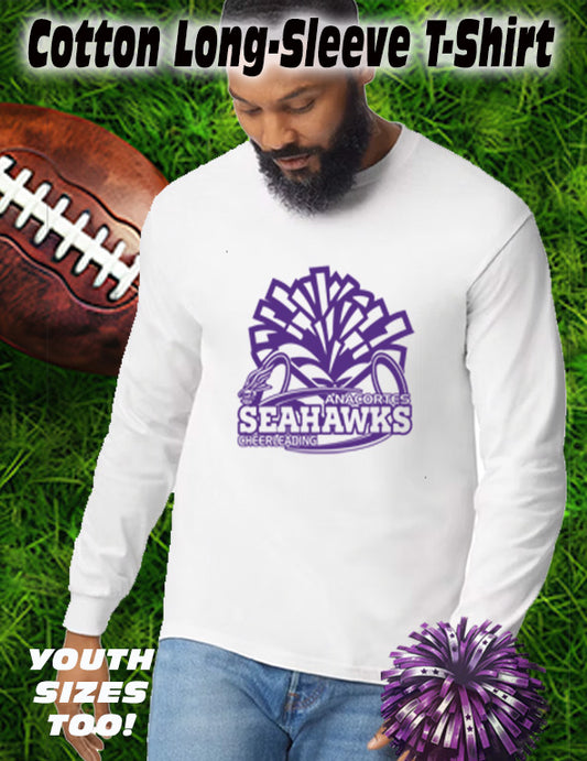 ANACORTES CHEERLEADING SEAHAWKS SPIRIT- - LONG SLEEVE TEE