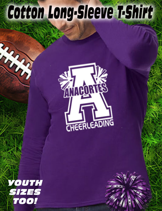 ANACORTES CHEERLEADING SEAHAWKS "A" SPIRIT - LONG SLEEVE TEE