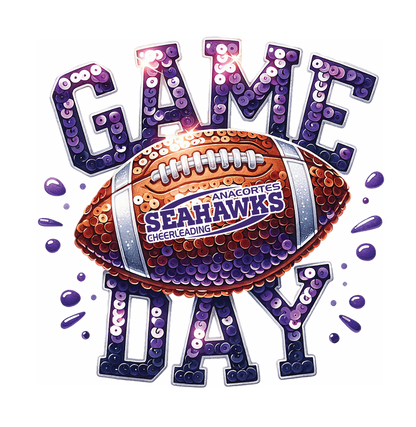 ANACORTES   SPARKLE GAME DAY 50/50 TEE SHIRT