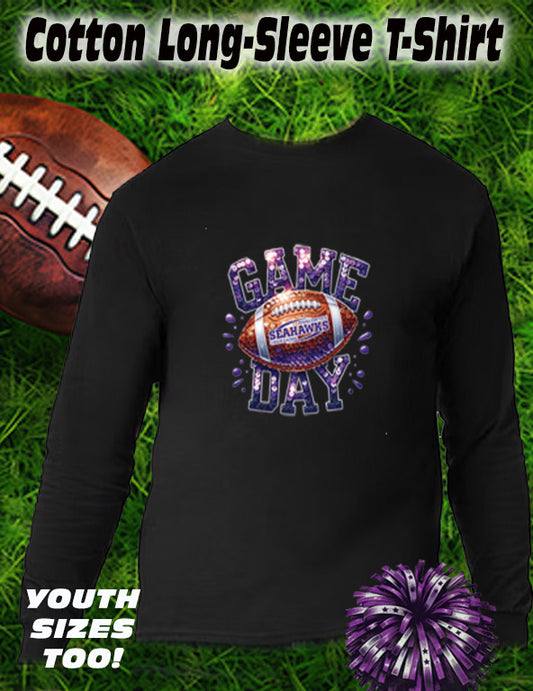 ANACORTES CHEERLEADING SPARKLE GAME DAY - LONG SLEEVE TEE