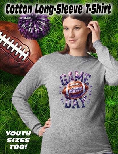 ANACORTES CHEERLEADING SPARKLE GAME DAY - LONG SLEEVE TEE