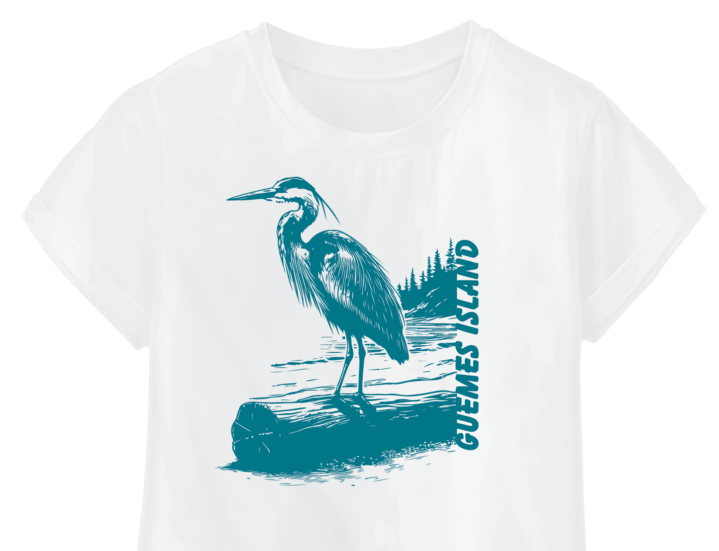GUEMES ISLAND - HERON 2 SHIRT & MORE!