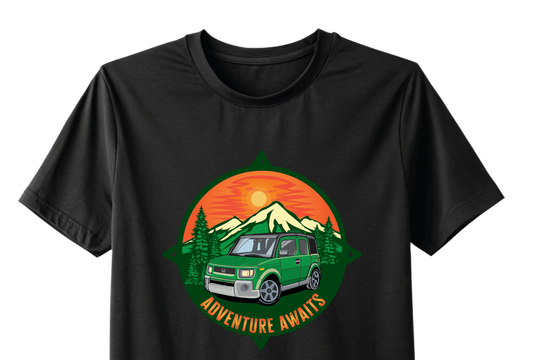 HONDA ELEMENT - ADVENTURE AWAITS TEE OR HOODIE