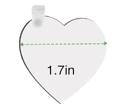 CUSTOM PHOTO HEART KEYCHAIN