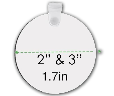 CUSTOM PHOTO CIRCLE KEYCHAIN