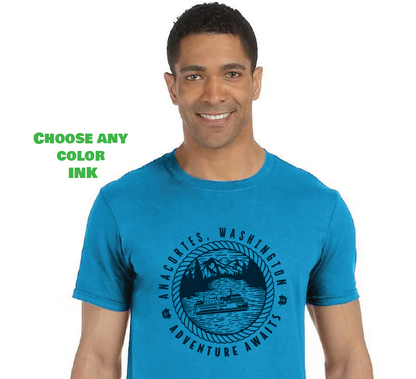 ANACORTES -  ADVENTURE AWAITS FERRY  SHIRTS & MORE!