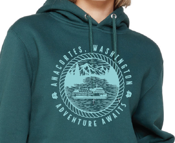 ANACORTES -  ADVENTURE AWAITS FERRY  SHIRTS & MORE!