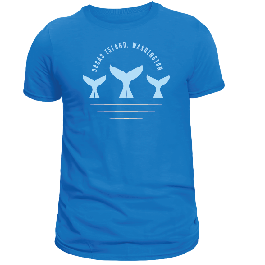 ORCAS ISLAND -  ORCAS TAILS  SHIRTS & MORE!