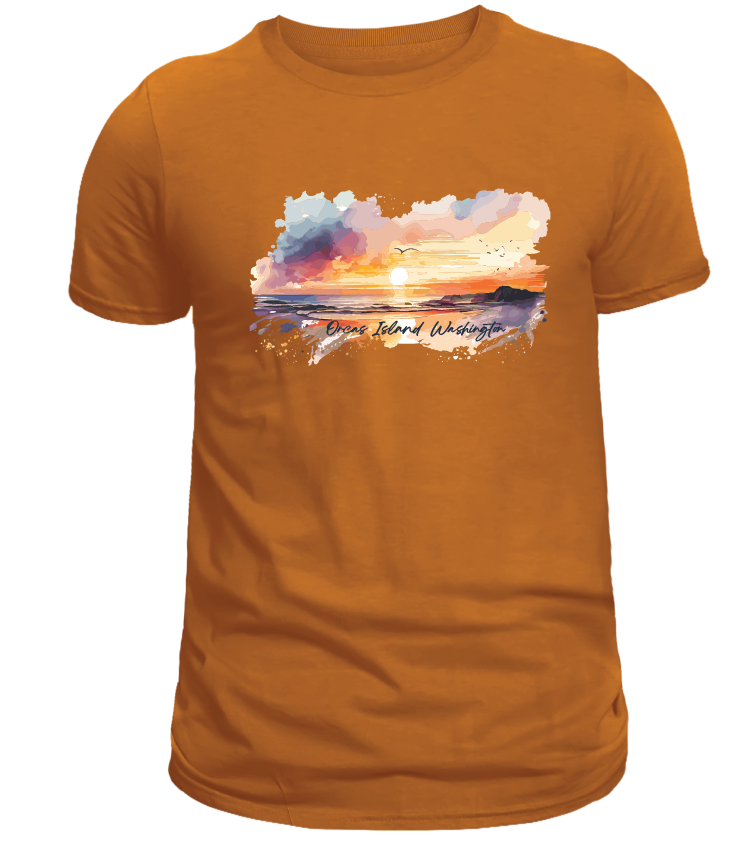ORCAS ISLAND -    OCEAN SUNSET SHIRTS & MORE!