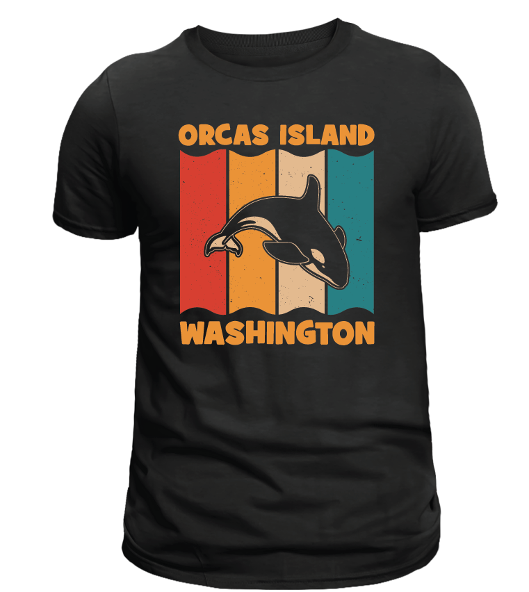 ORCAS ISLAND - RETRO ORCA SHIRTS & MORE!