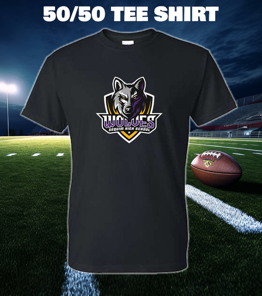 Sequim High School Football -    50/50 TEE SHIRT