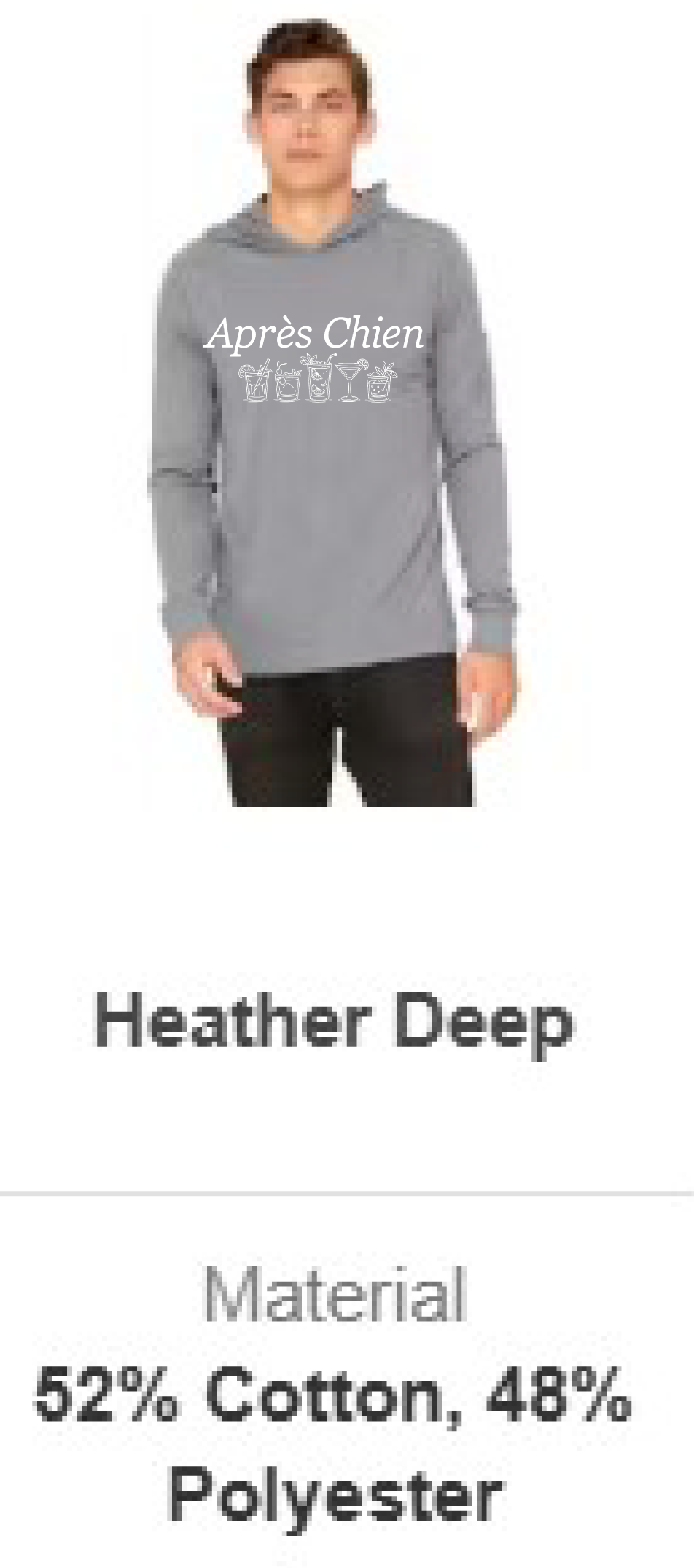 APRES CHIEN - LIGHT WEIGHT HOODIE
