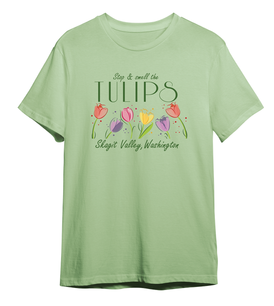 SKAGIT VALLEY TULIPS - SMELL THE  TULIPS SHIRTS & MORE!