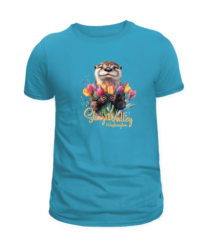 SKAGIT VALLEY TULIPS - CUTE OTTER 2 TULIPS SHIRTS & MORE!